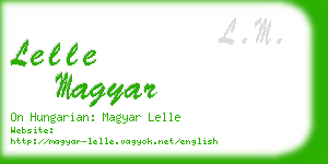 lelle magyar business card